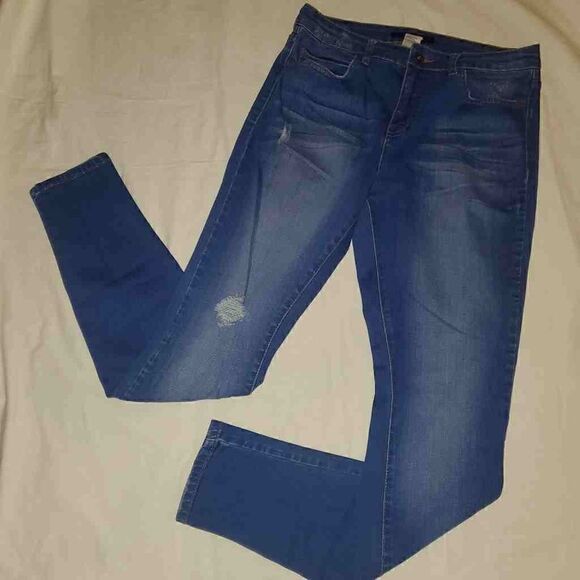 Billabong Blue Skinny Distressed Jean - Picture 4 of 13